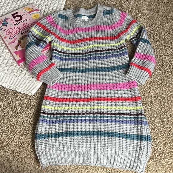 Gymboree • striped knit sweater dress - Picture 1 of 6